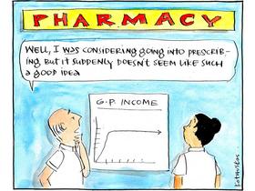 Pharmacy cartoon