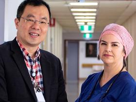 Dr Michael Ee and Dr Amy Jeeves