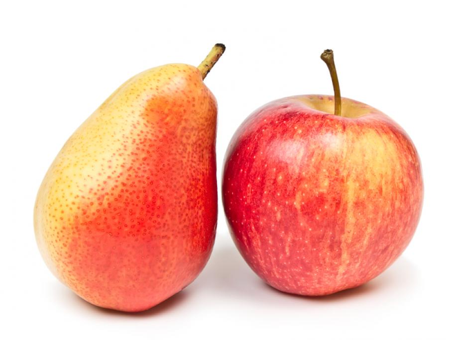 Apple and pear