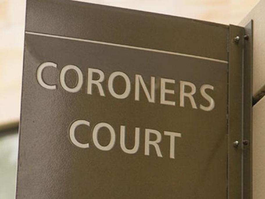 Coroners court sign