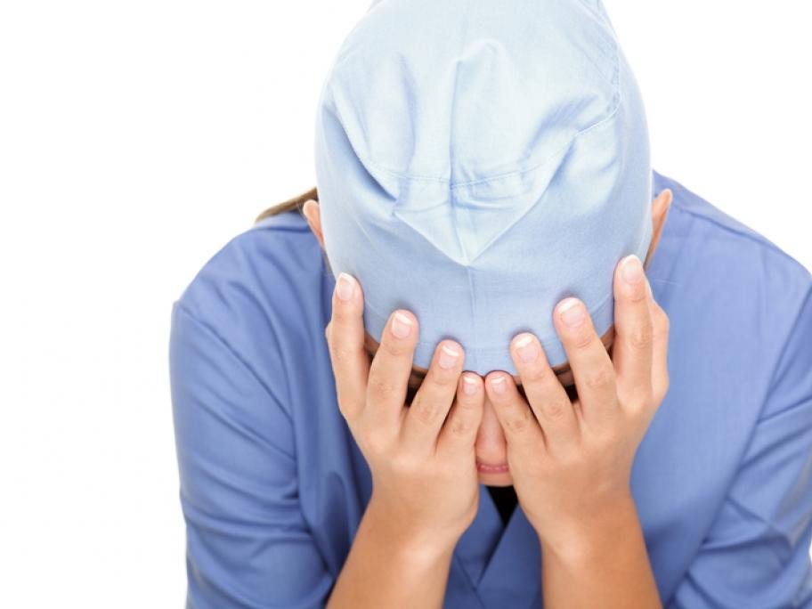 tired doctor