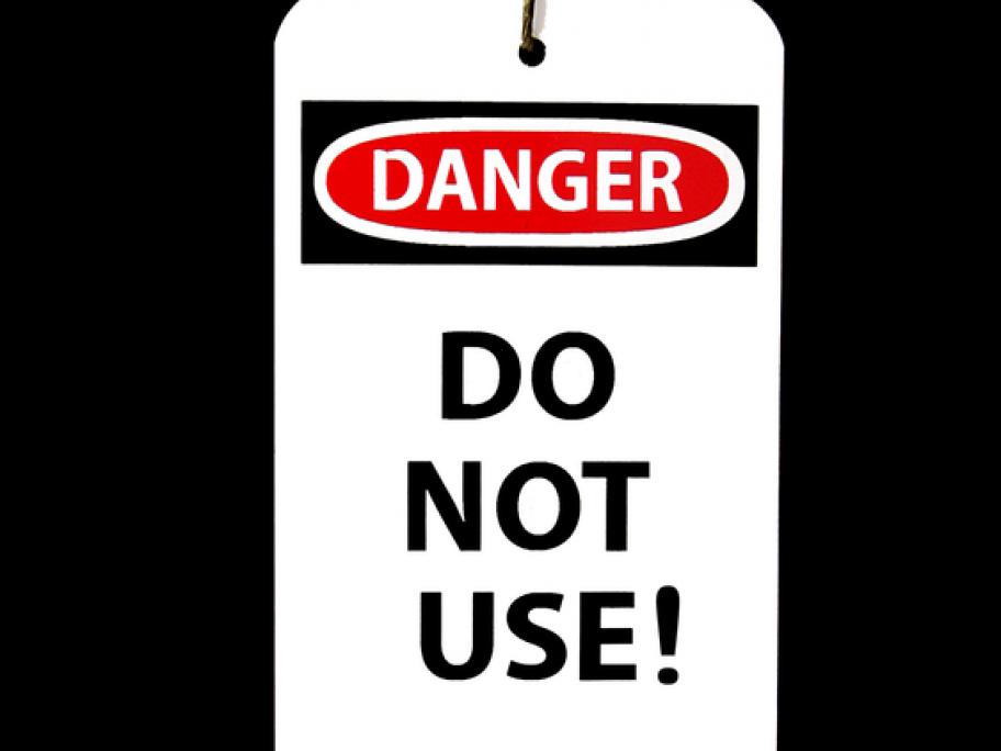 do not use sign
