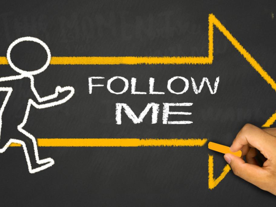 follow me concept
