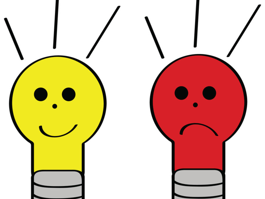 good idea bad idea concept