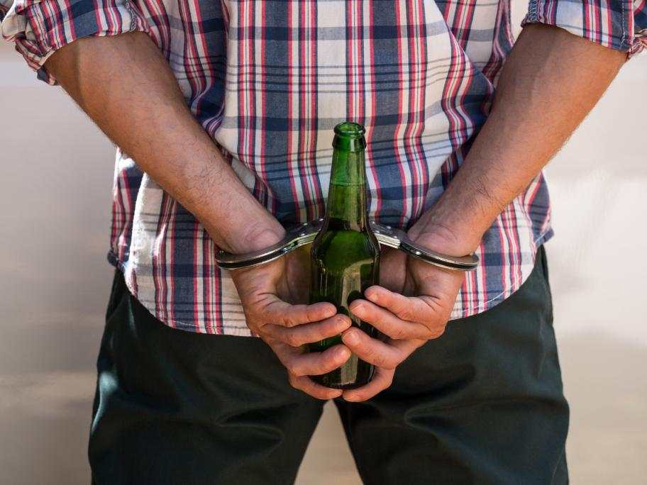 Man in handcuffs