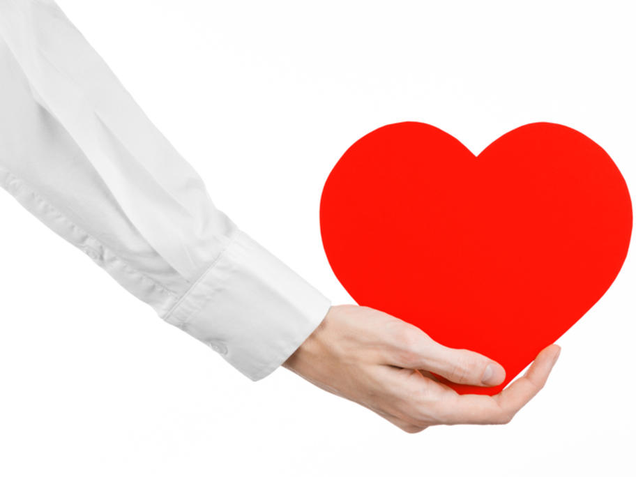 cardiovascular disease heart in hand