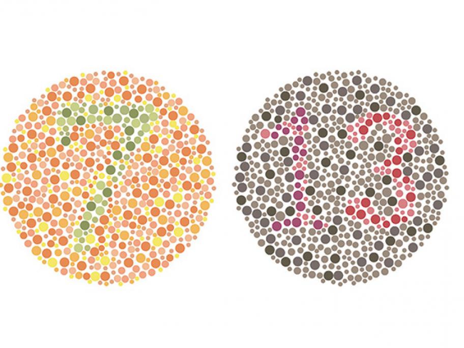 Ishihara's colour-blind test