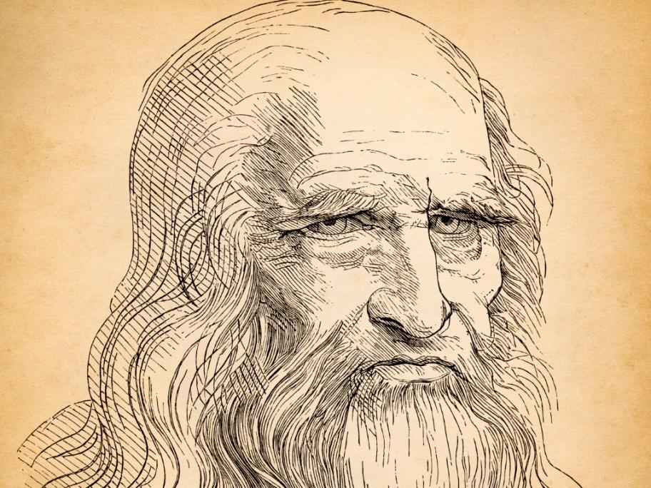Da Vinci self-portrait