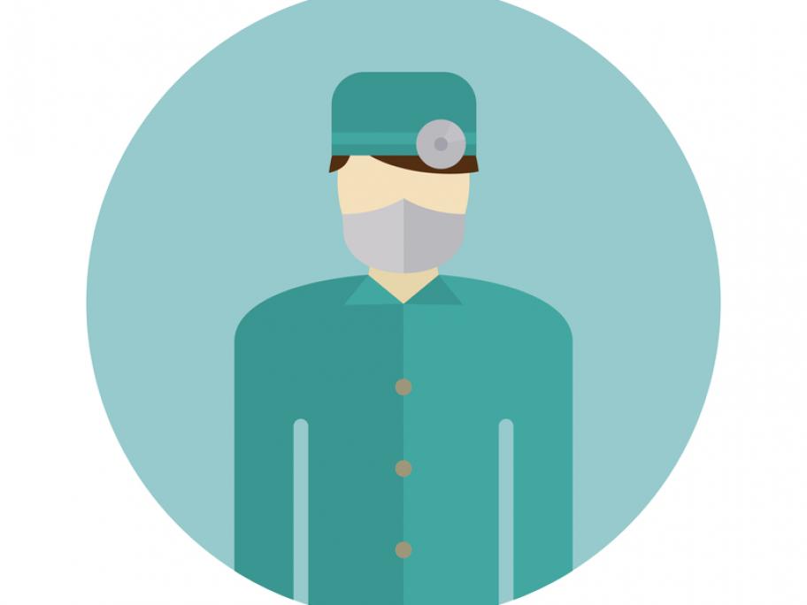 man in scrubs