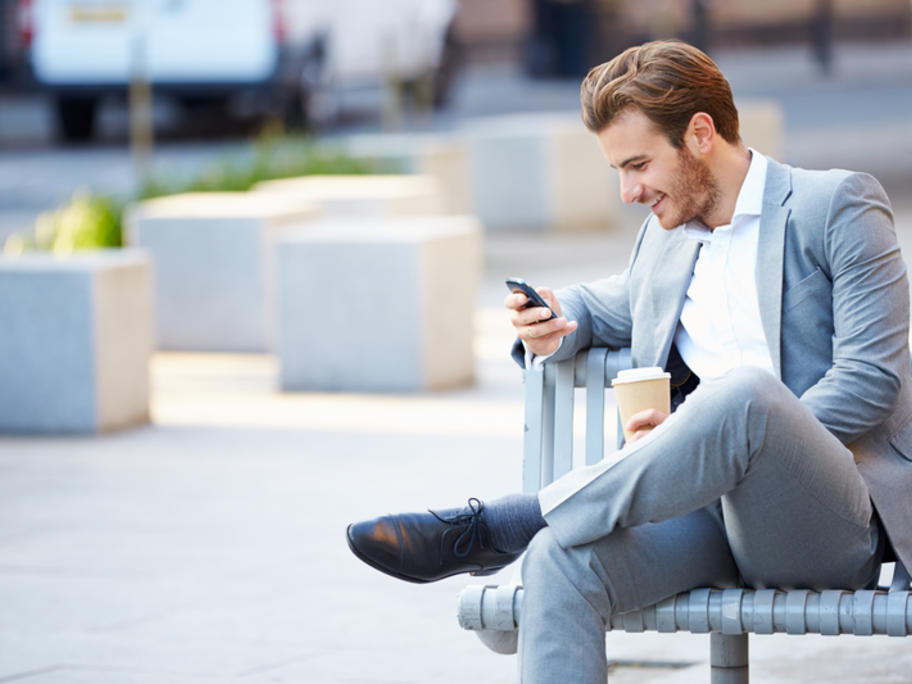 man with phone