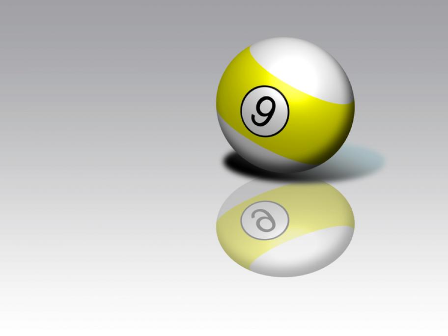 nine billiard ball