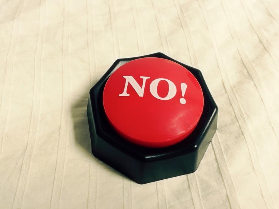 No button