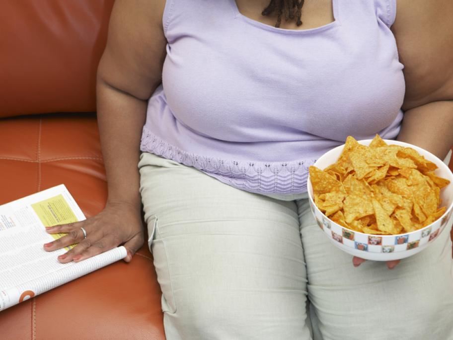 obese woman