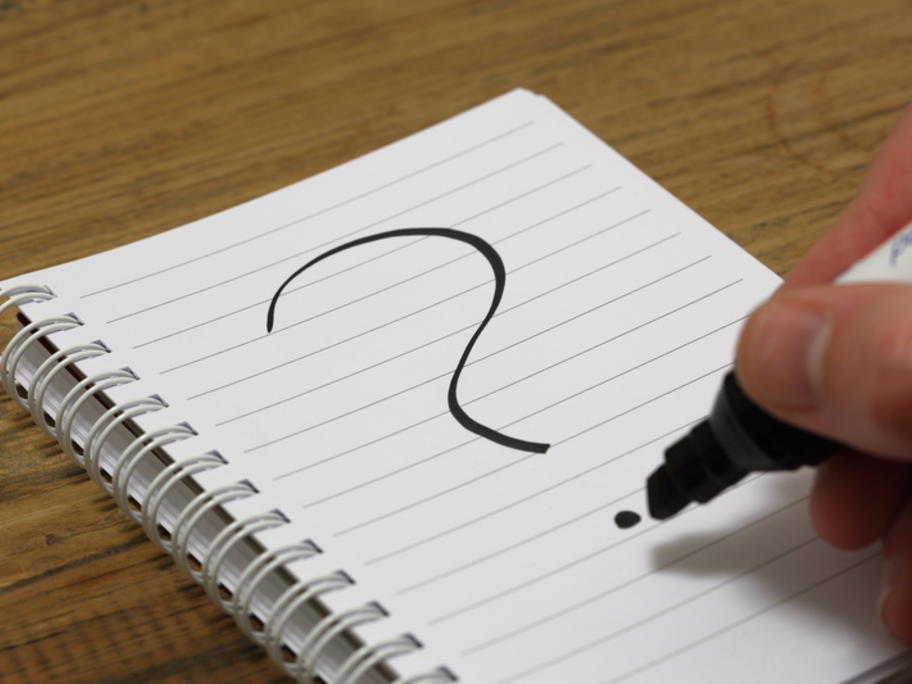 question mark