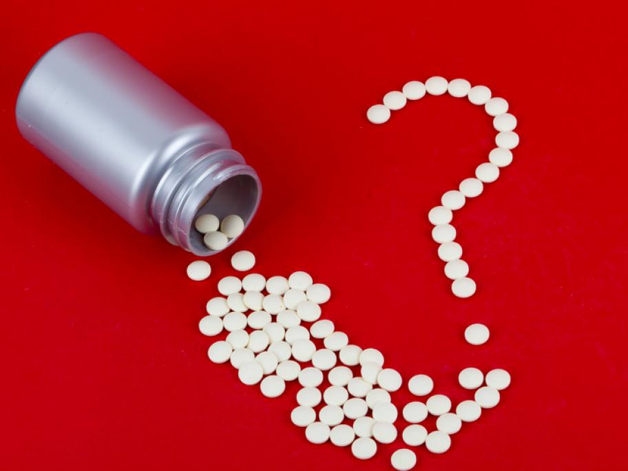 question mark pills
