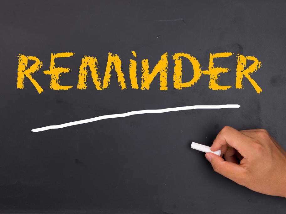 Reminder PSA