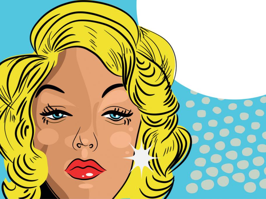 retro woman