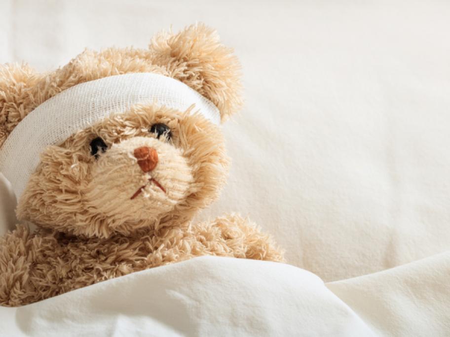 sick teddy