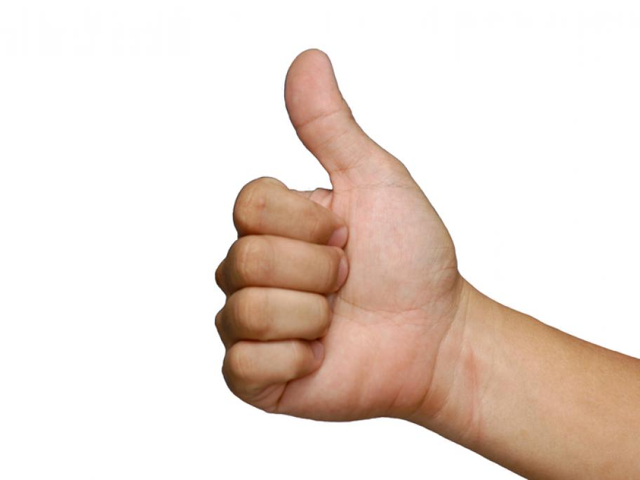 thumbs up