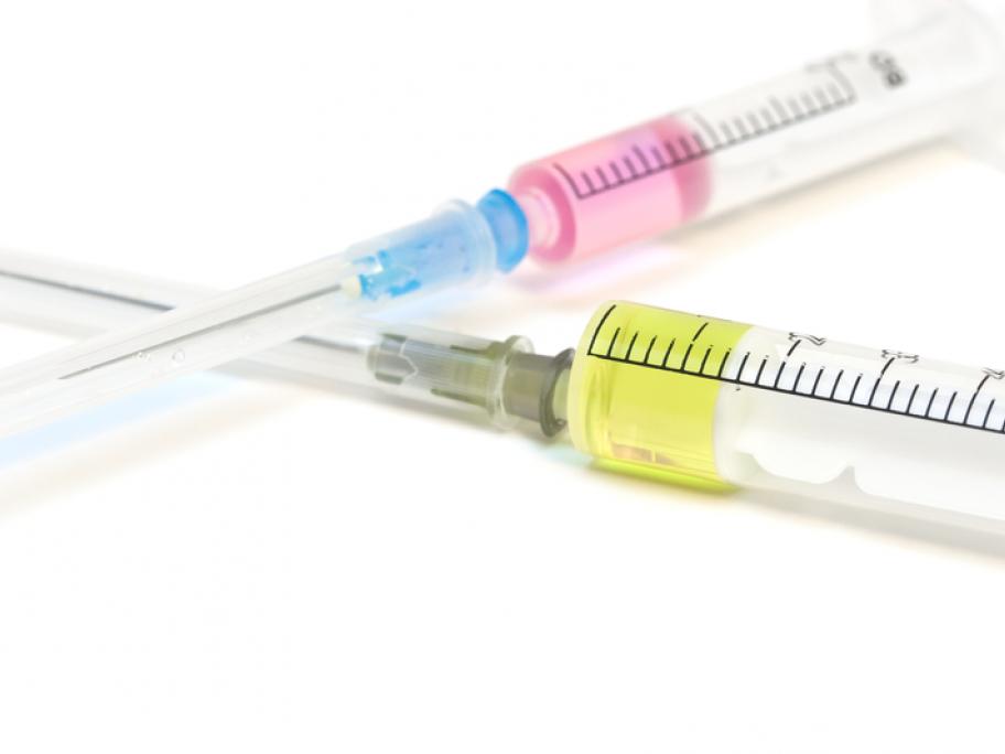 two syringes