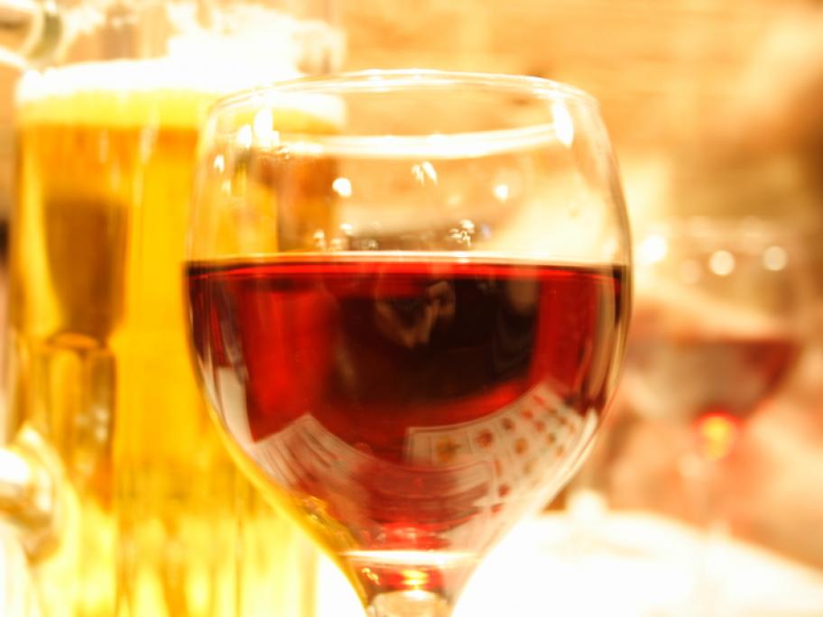 Wine and beer