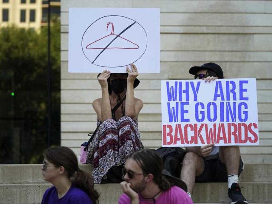 US protestors.