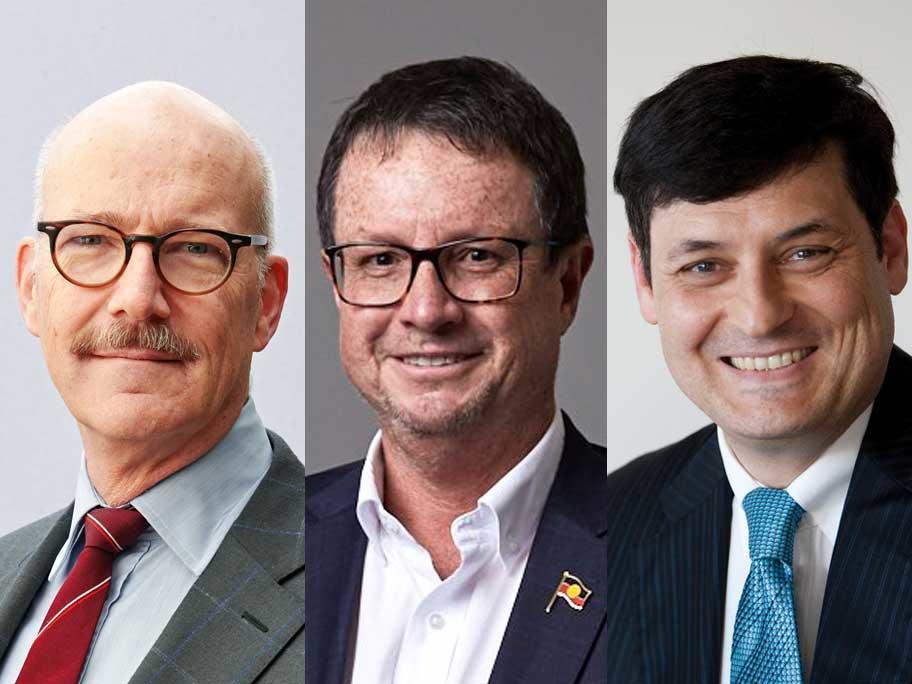 Dr Rod McRae, Professor Steve Robson and Associate Professor Gino Pecoraro.
