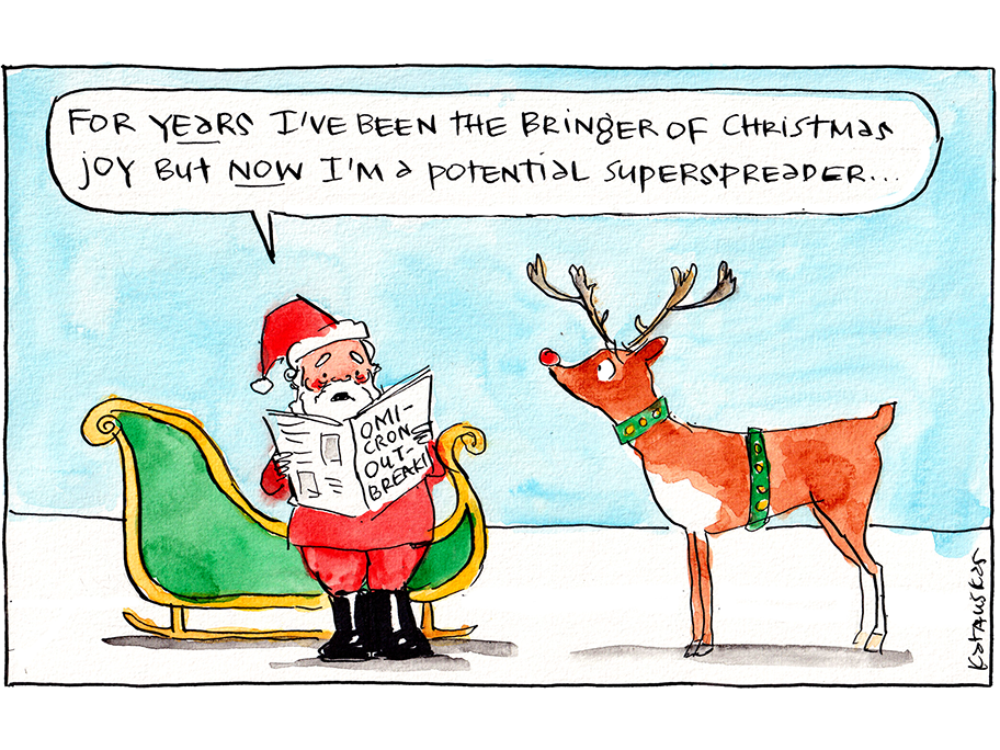 Santa the superspreader.