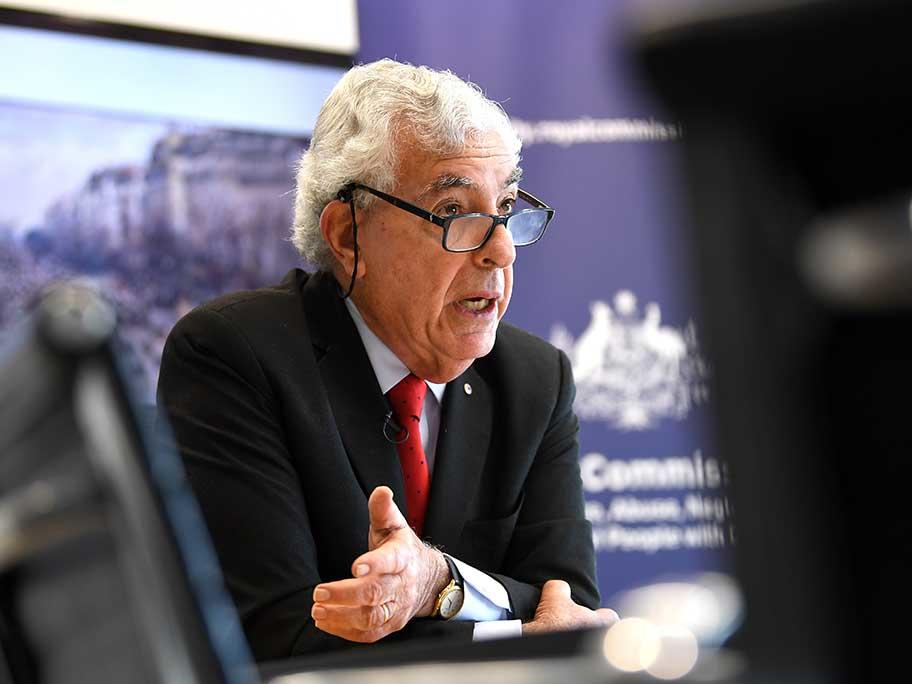 Royal commission chair Ron Sackville