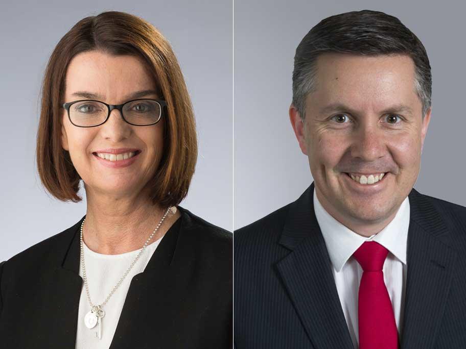 Anne Ruston and Mark Butler