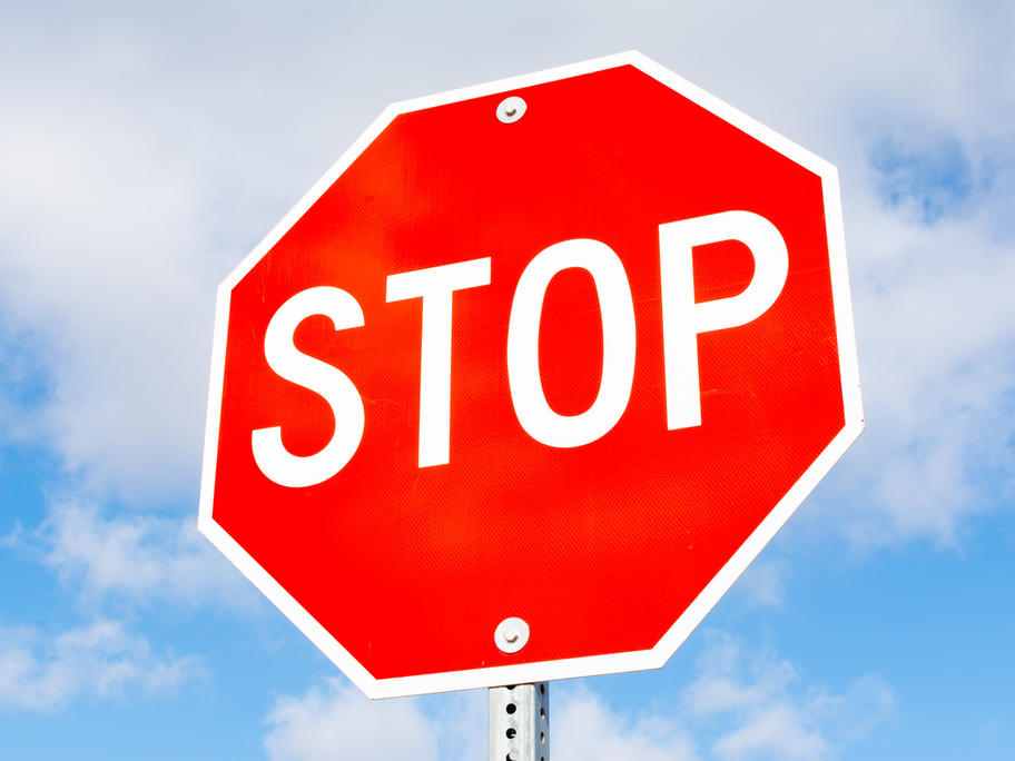 STOP sign