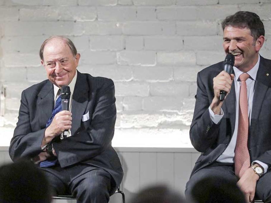 Cardiothoracic surgeon, Dr Bruce Davis (left) and Professor Miles Prince