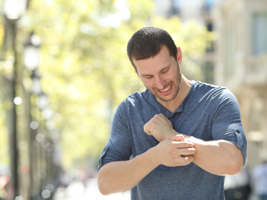 Adult scratching