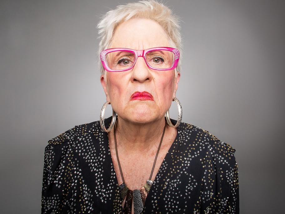 grumpy old woman