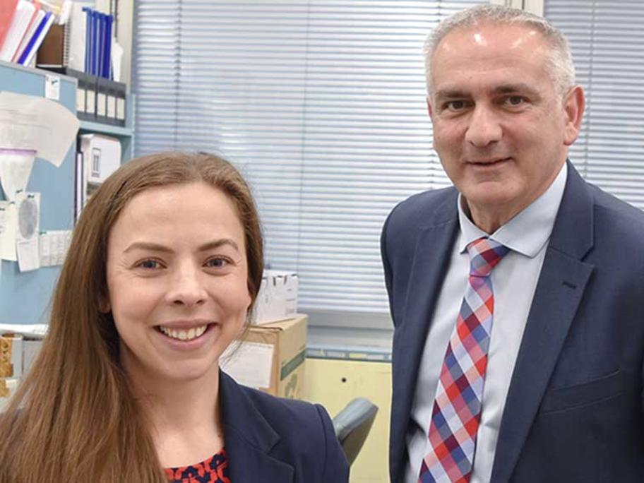 Cardiologists, Dr Julia Isbister and Professor Christopher Semsarian