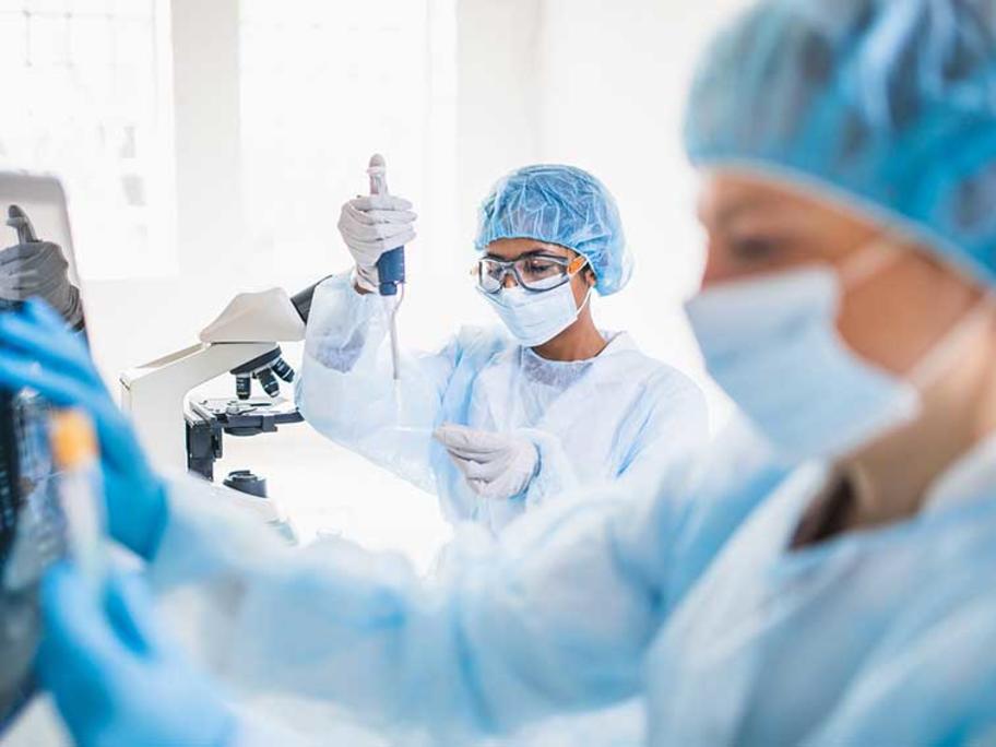 research in a lab
