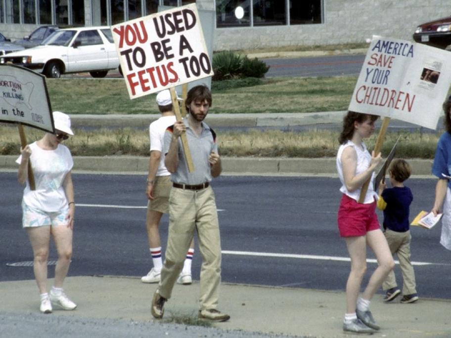 Abortion protest