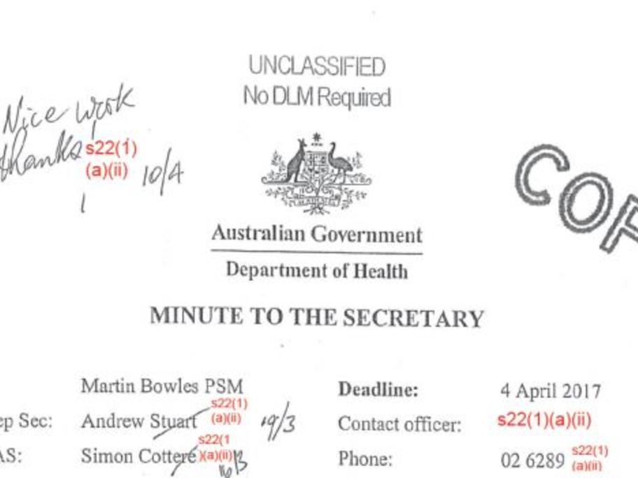 Excerpt from Memo