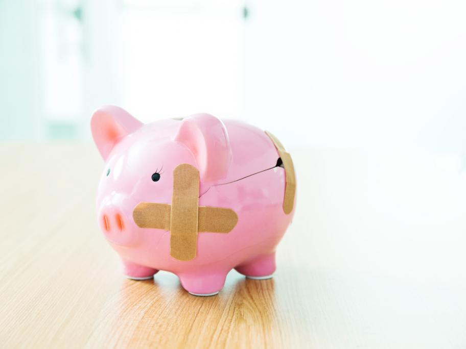 Piggy bank bandages