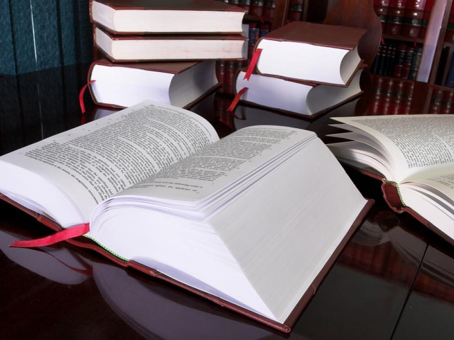 Law books