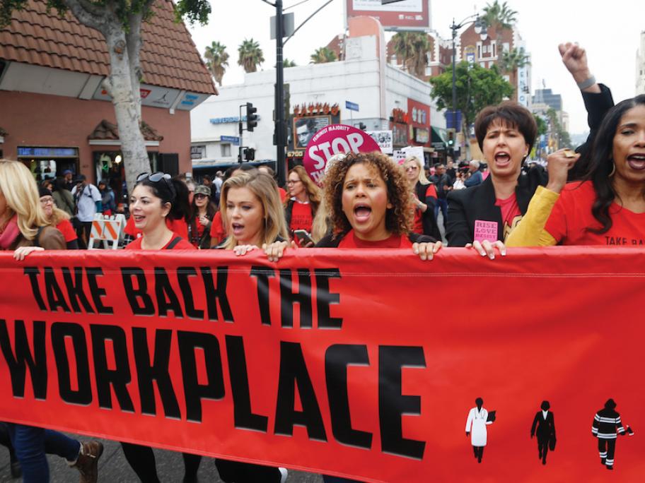 MeToo protest in Los Angeles in 2017
