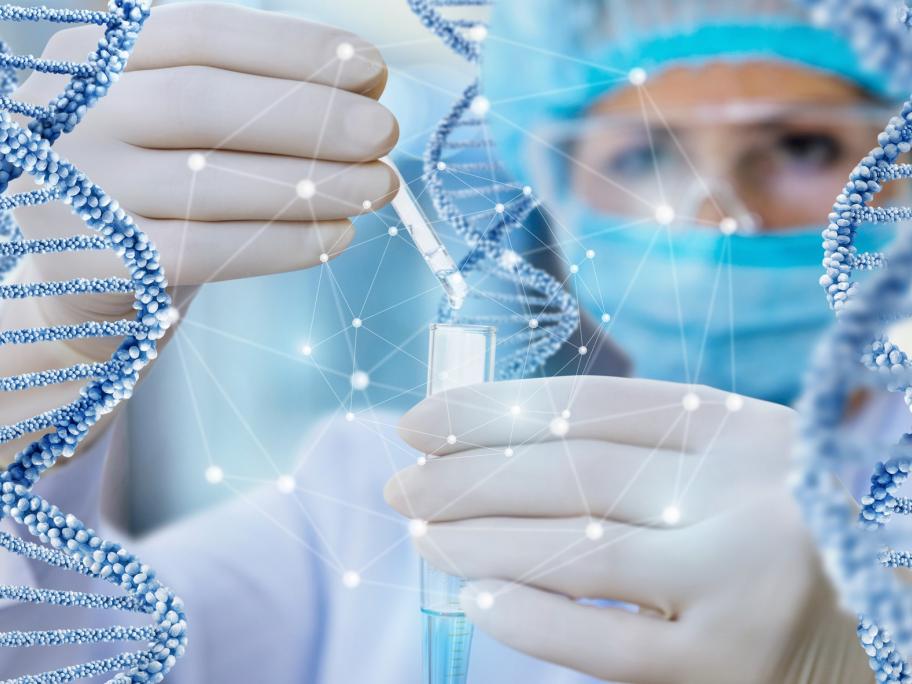 Scientist and DNA