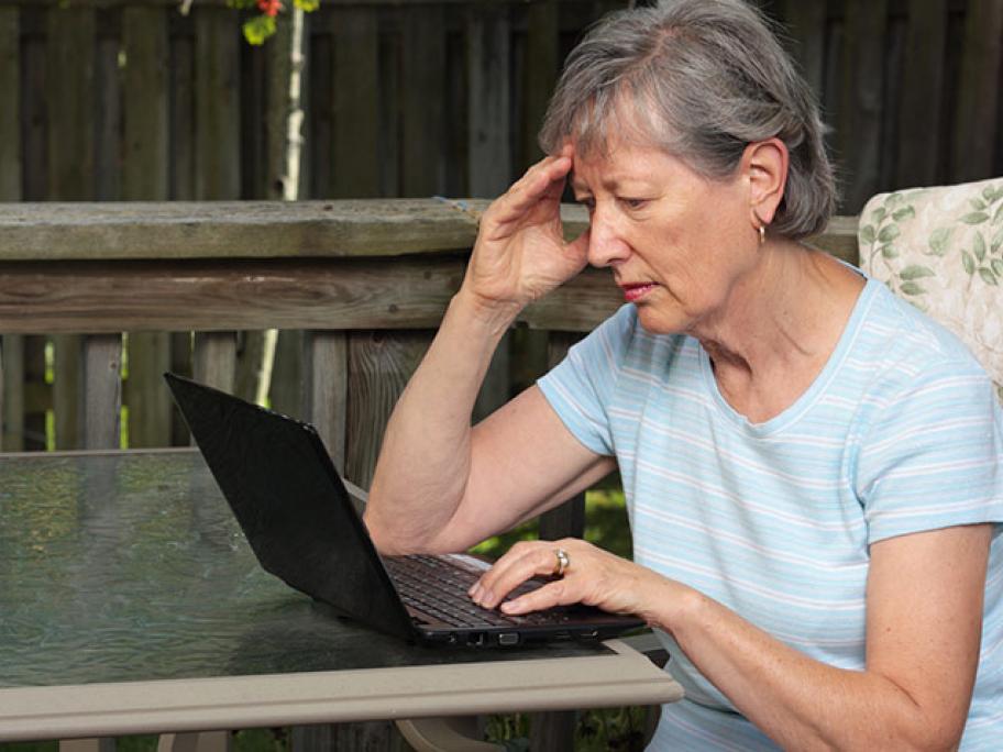 elderly woman