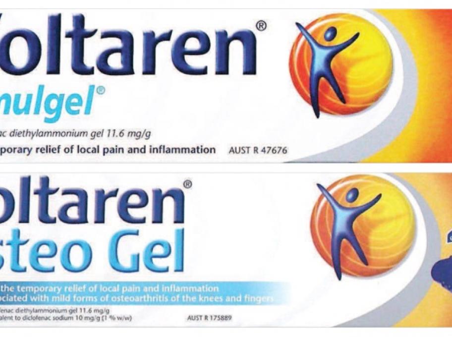 Packets of Voltaren