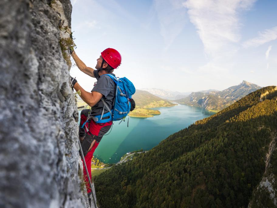 High-altitude climber