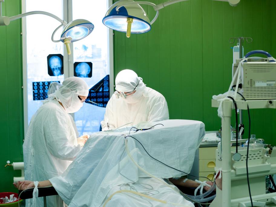 brain surgery concept