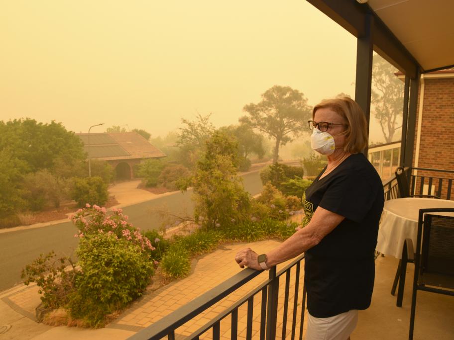 Bushfire smoke