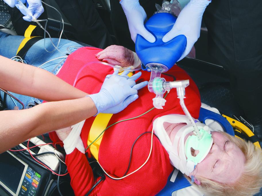 Cardiac arrest, woman