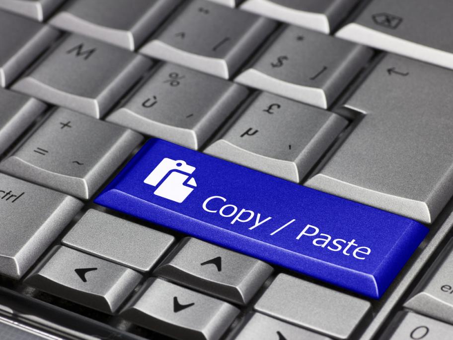 Copy and paste