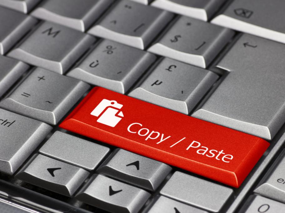 copy and paste